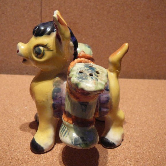 Donkey Salt & Pepper Set 1959 - Picture 1 of 2